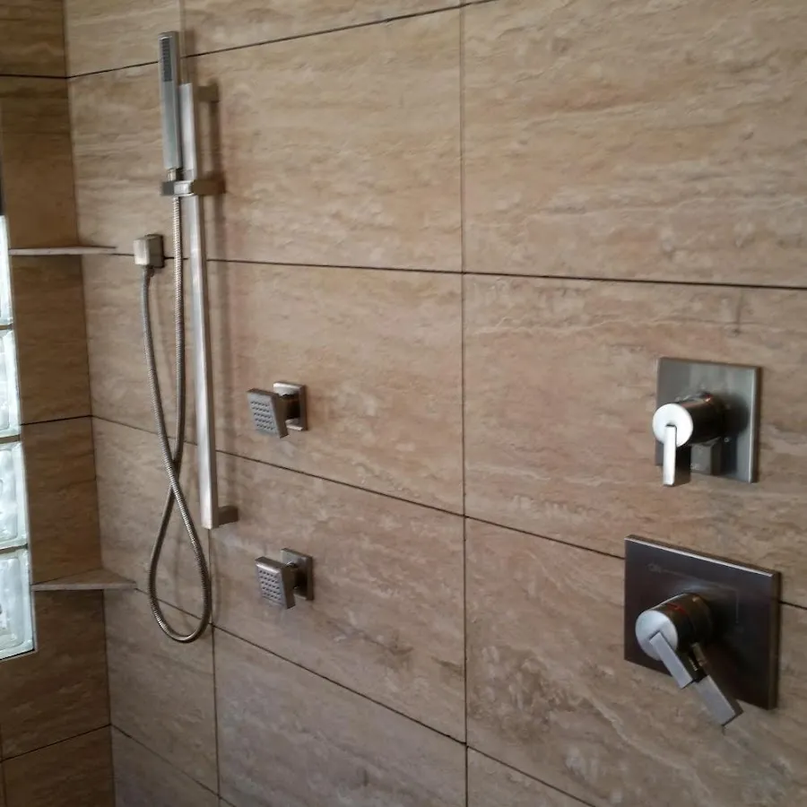 Shower fixture installation for Water Heater Replacement in Mebane